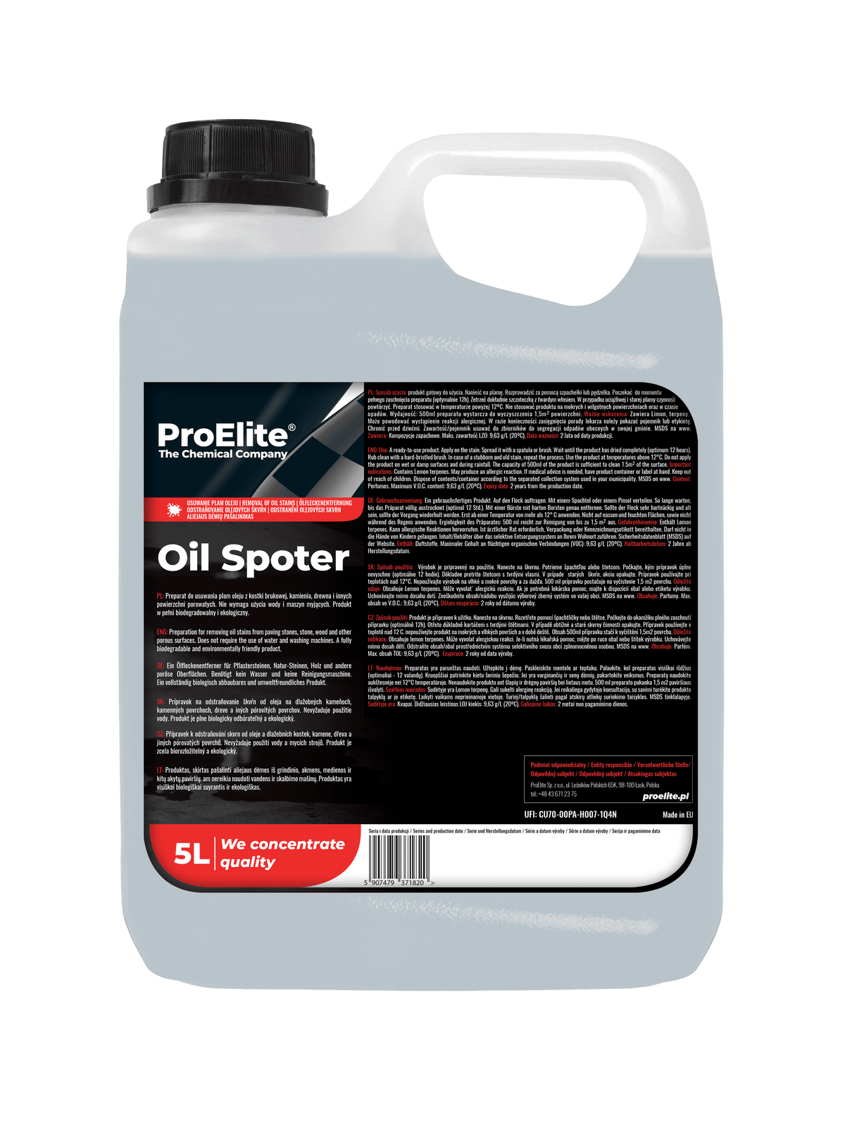 Pro Elite Oil Spotter 5L