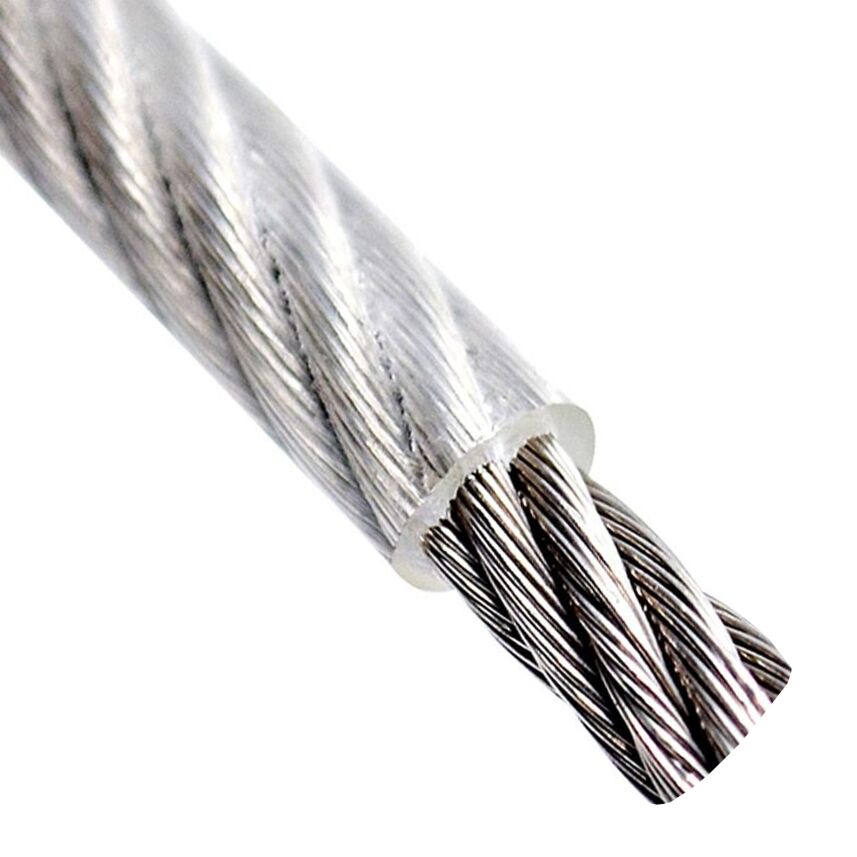 Plastic-Coated Galvanised Wire Rope 3mm per metre