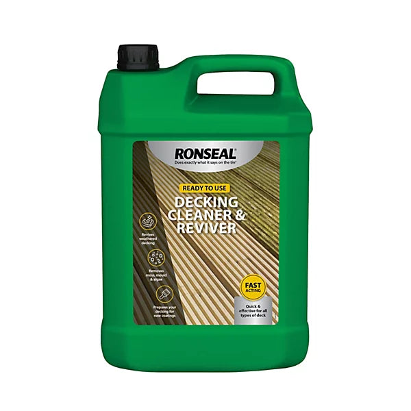 Ronseal Clear Decking Cleaner & Reviver 5L