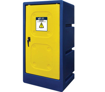 JFC Medium Chemical Storage Cabinet (Navy & Yellow)