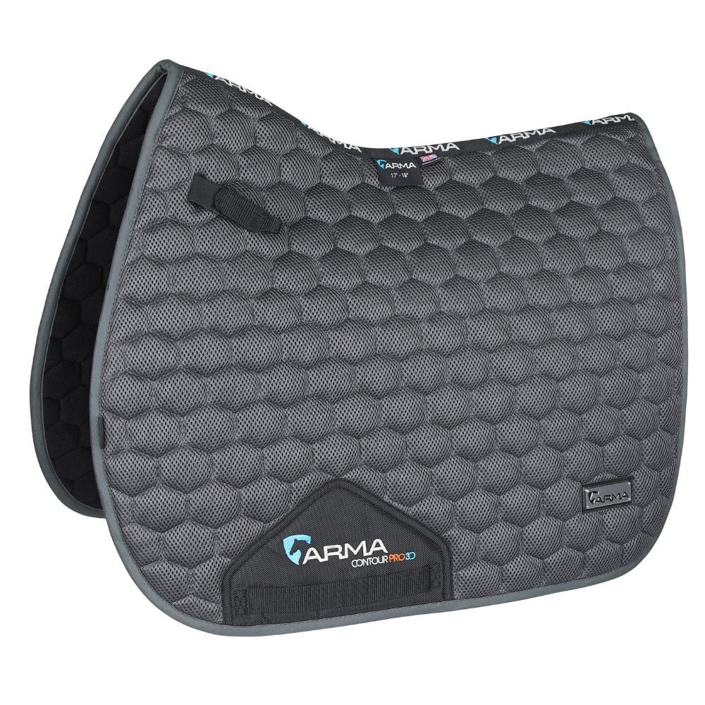 Shires Arma Air Motion Luxe Saddle Pad Grey