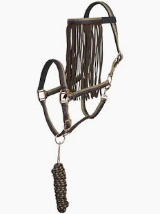 Imperial Riding Headcollar, Lead & Fringe Set