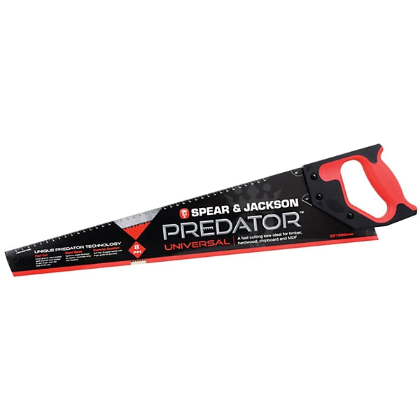 Spear & Jackson Predator 558.8mm Universal Wood saw, 8 TPI 450g
