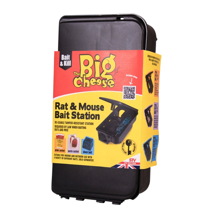 BIG CHEESE RAT AND MOUSE BAIT STATION STV179