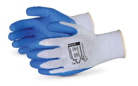 Tuff Grip Blue Superior Latex Grip Gloves