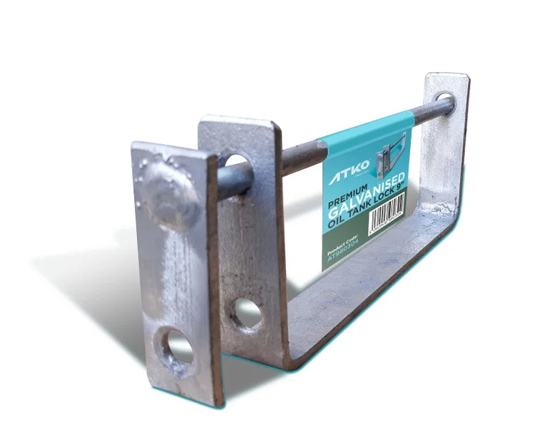 Premium Galvanised Oil Tank Lock - 9"