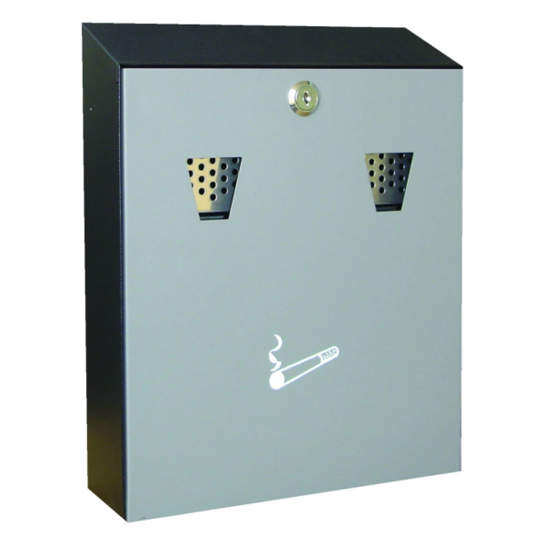 Tessi  Wall Mounted Steel Lockable Cigarette Bin