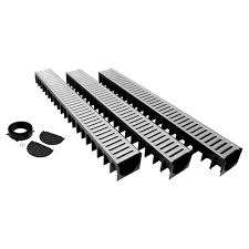 Guardian Channel Drain Galvanised Pack of 3